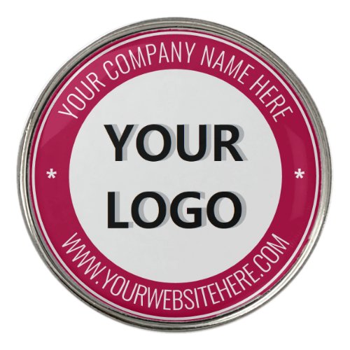 Custom Company Logo and Text Golf Ball Marker Gift