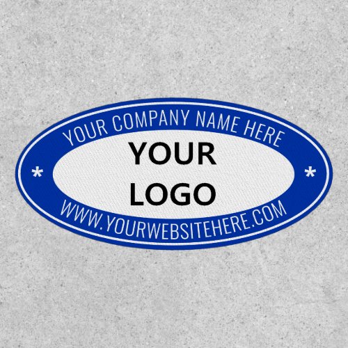 Custom Company Logo and Text Patch _ Choose Colors