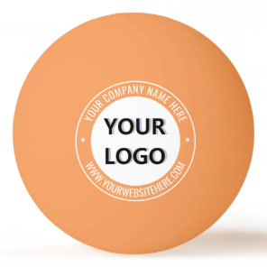 Custom Company Logo and Text Ping Pong Balls