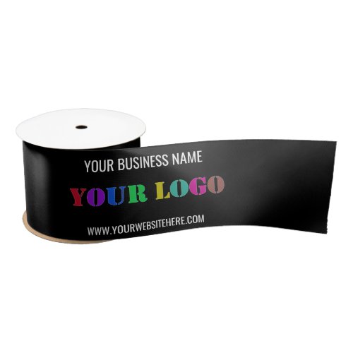 Custom Company Logo and Text Ribbon _ Choose Color