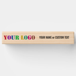 Custom Company Logo and Text Topple Tower Game