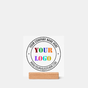 Custom Company Logo and Text Your Business Gift Holder