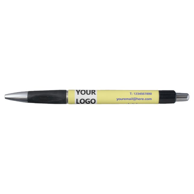 Custom Company Logo and Text Your Business Pen (Front)