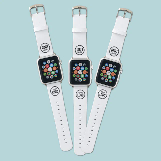Custom Company Logo Apple Watch Band | Zazzle