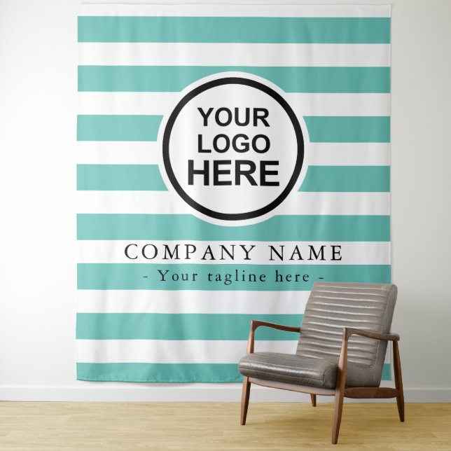 Custom Company Logo Backdrop For Events (In Situ)