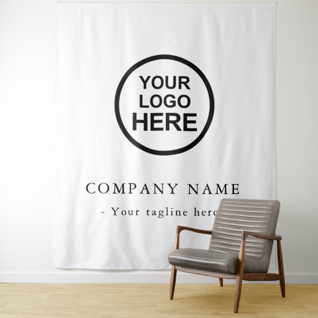 Custom Company Logo Backdrop For Events (In Situ)