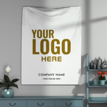 Custom Company Logo Backdrop For Events by Custom_Your_Logo at Zazzle