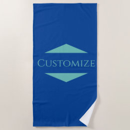 Custom Company Logo Beach Towel