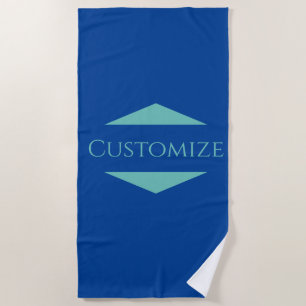 Custom Company Logo Beach Towel