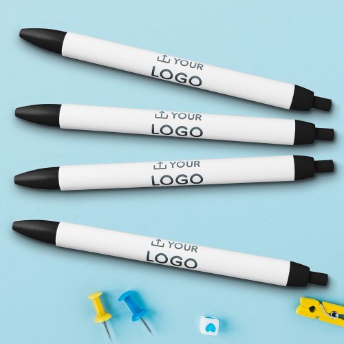 Custom Company Logo Black Ink Pen