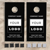 Custom Company Logo Branded Business Black White
