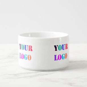 Custom Company Logo Branded Dinner Bowl