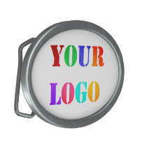 Custom Company Logo Business Belt Buckle Template