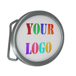 Custom Company Logo Business Belt Buckle Template