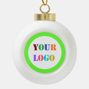 Custom Company Logo Business Christmas Ornament