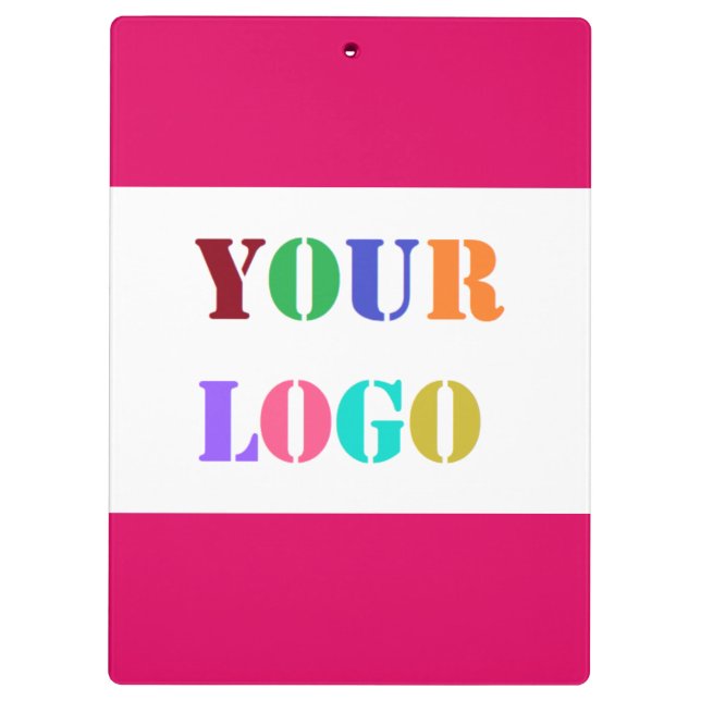 Custom Company Logo Business Clipboard Your Colors (Back)