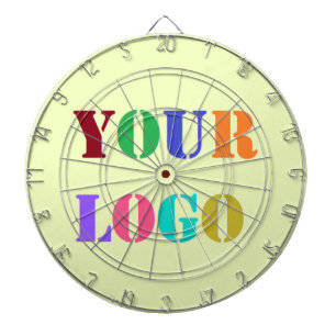 Custom Company Logo Business Dart Board Template