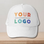 Custom Company Logo Business Employee Staff Trucker Hat<br><div class="desc">Are you looking for branded trucker hats for your business event? Or for your employees? Check out this Custom Company Logo Business Employee Staff Trucker Hat. You can easily customize it with your logo and your done. No minimum orders! Happy branding!</div>