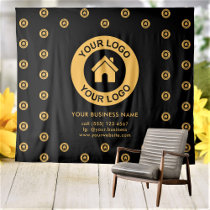 Custom Business Logo Slogan And Text Promotional R Retractable Banner
