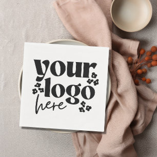 Custom Company Logo Business Event Party Paper Napkins