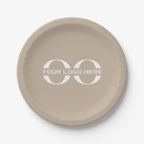 Custom Company Logo Business Event Party Paper Plates