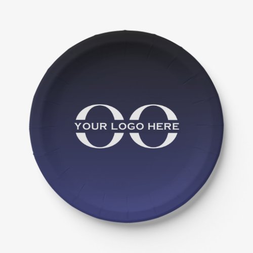 Custom Company Logo Business Event Party Plates