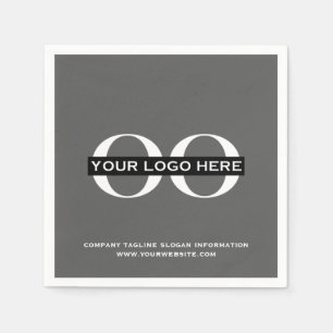 Custom Company Logo Business Event Party Supplies Napkins