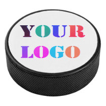 Custom Company Logo Business Hockey Puck