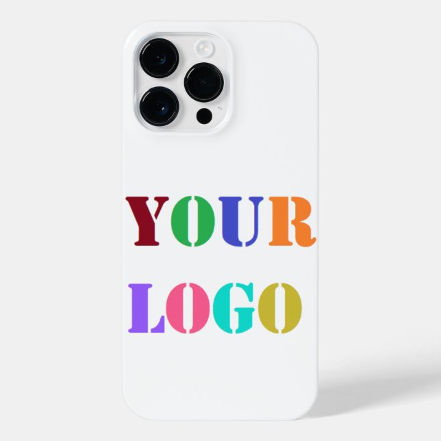 Custom Company Logo Business iPhone Case (Back)