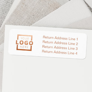Custom Company Logo Business Label