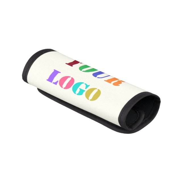 Custom Company Logo Business Luggage Handle Wrap (Angled)
