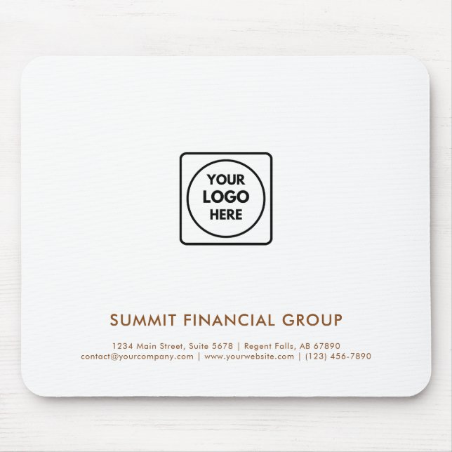 Custom Company Logo Business mouse pad (Front)