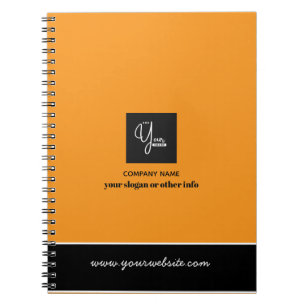 Custom Company Logo Business Notebook