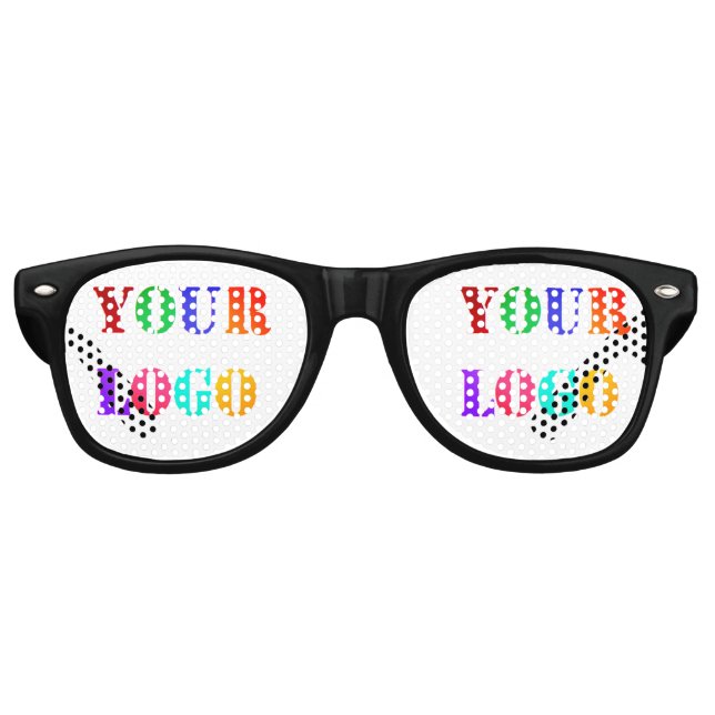 Custom Company Logo Business Party Sunglasses (Front)