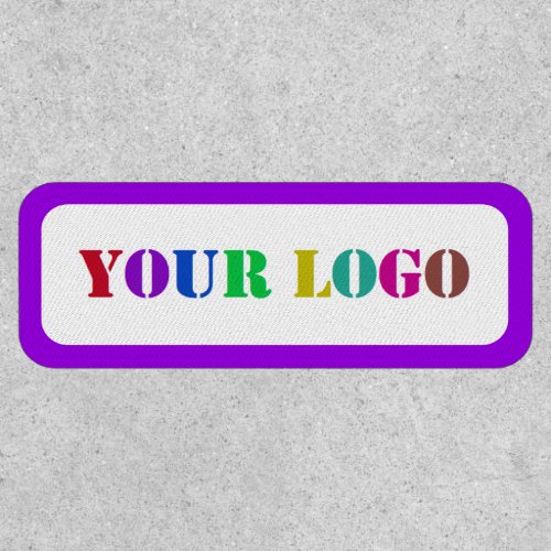Custom Company Logo Business Patch _ Choose Color