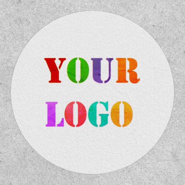 Custom Company Logo Business Patch Example (Front)