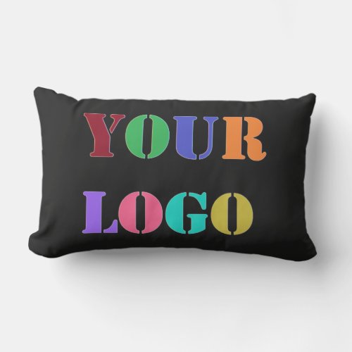 Custom Company Logo Business Pillow _ Choose Color