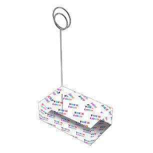 Custom Company Logo Business Place Card Holder