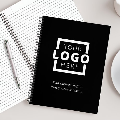 Custom Company Logo Business Promotional Black Notebook