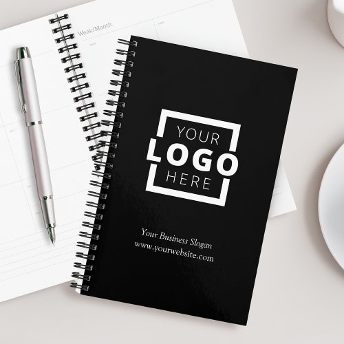 Custom Company Logo Business Promotional Black Planner