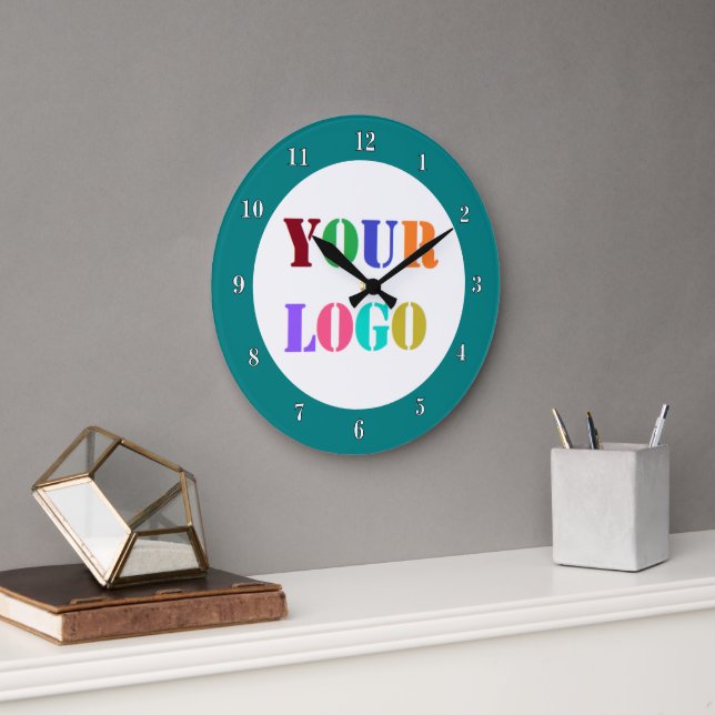 Custom Company Logo Business Promotional Clock (Office)