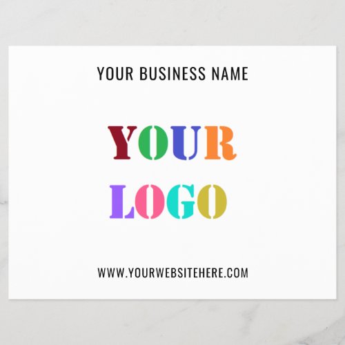 Custom Company Logo Business Promotional Flyer