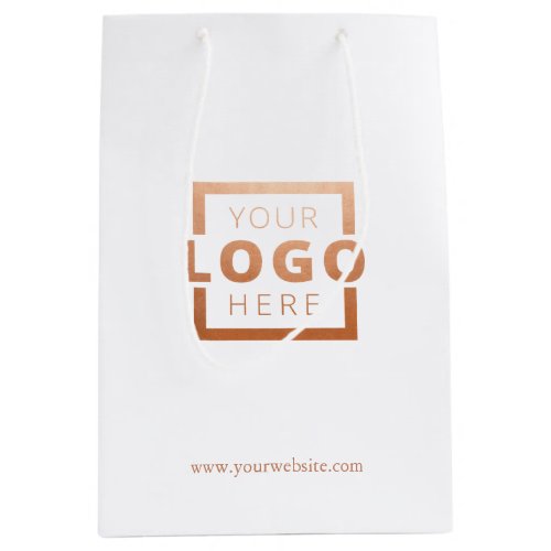 Custom Company Logo Business Promotional Gift Medium Gift Bag