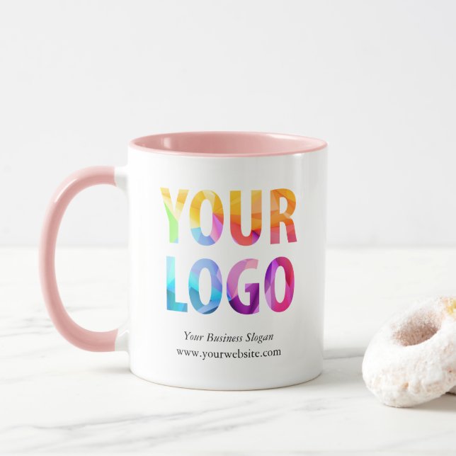Custom Company Logo Business Promotional Gift Mug (With Donut)