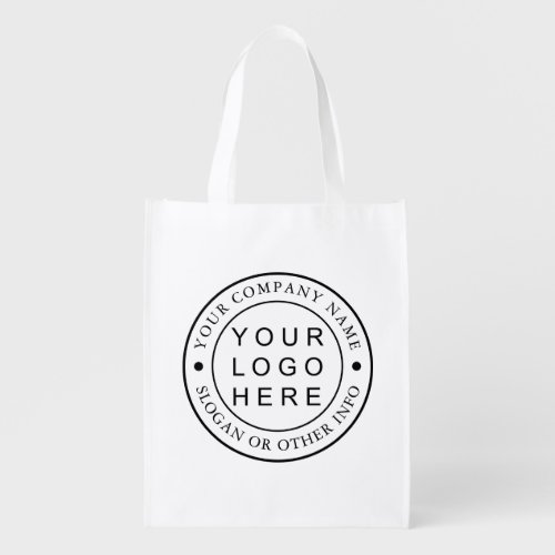 Custom Company Logo Business Promotional  Grocery Bag