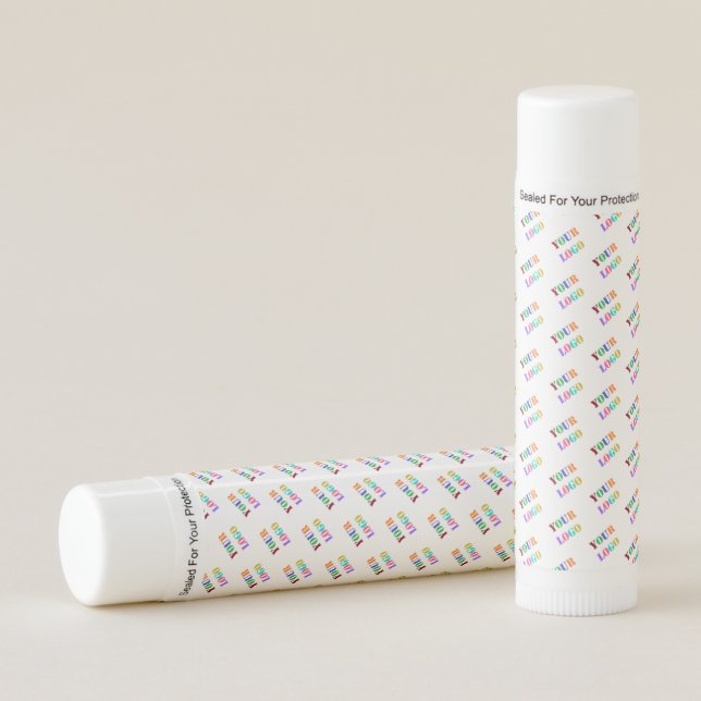 Custom Company Logo Business Promotional Lip Balm (Front)