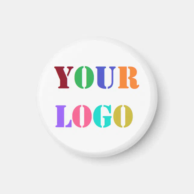 Custom Company Logo Business Promotional Magnet | Zazzle