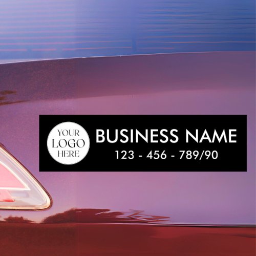 Custom Company Logo Business Promotional Modern  Bumper Sticker