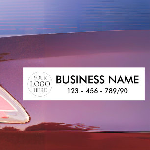 Custom Company Logo Business Promotional Modern Bumper Sticker