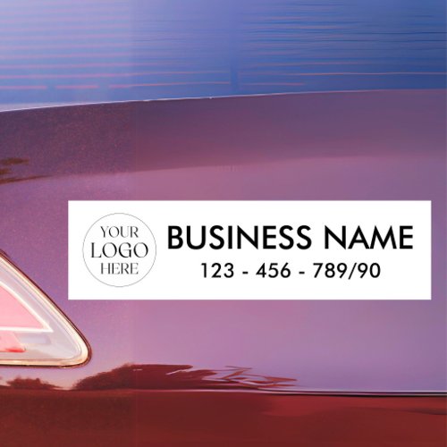 Custom Company Logo Business Promotional Modern  Bumper Sticker